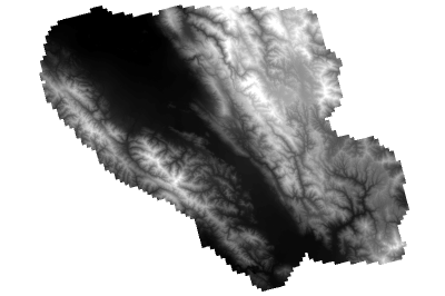 Location map of Santa Clara Valley and vicinity. Base map hillshade